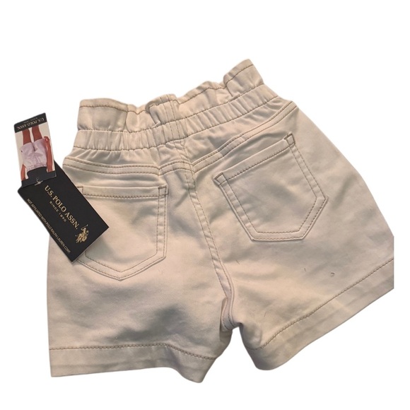 Girls NWT Polo White Shorts, Size 4/5 - Picture 3 of 4